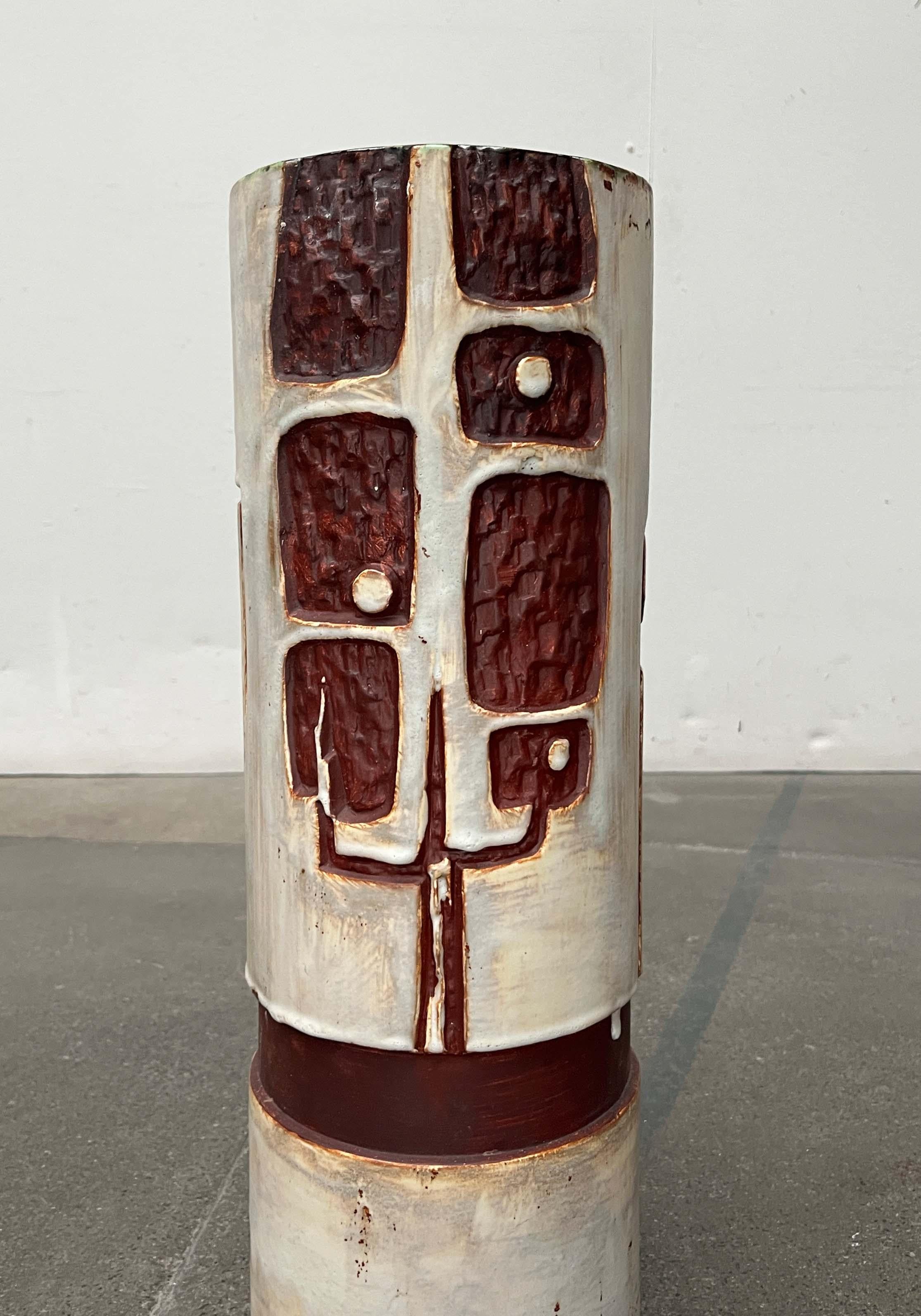 Mid-Century Modern German Studio Pottery Floor Vase Schäffenacker Keramik, 1960s For Sale 2