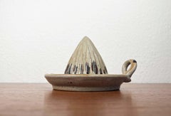 Mid-Century Modern German Studio Pottery Lemon Squeezer