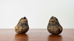 Alfarería alemana de mediados de siglo Studio Pottery Figuritas de pájaros Worspweder Keramik