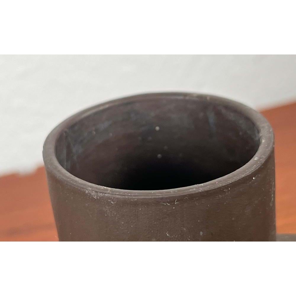 Jarrón minimalista de Studio Pottery alemán moderno de mediados de siglo de BKW, años 60 en venta 3