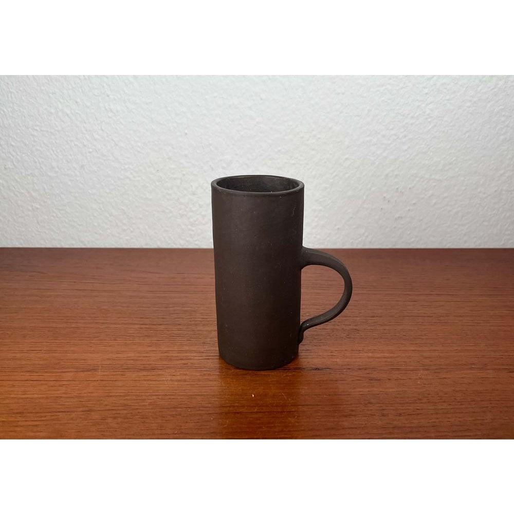 Jarrón minimalista de Studio Pottery alemán moderno de mediados de siglo de BKW, años 60 en venta 5