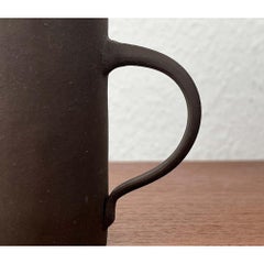 Jarrón minimalista de Studio Pottery alemán moderno de mediados de siglo de BKW, años 60