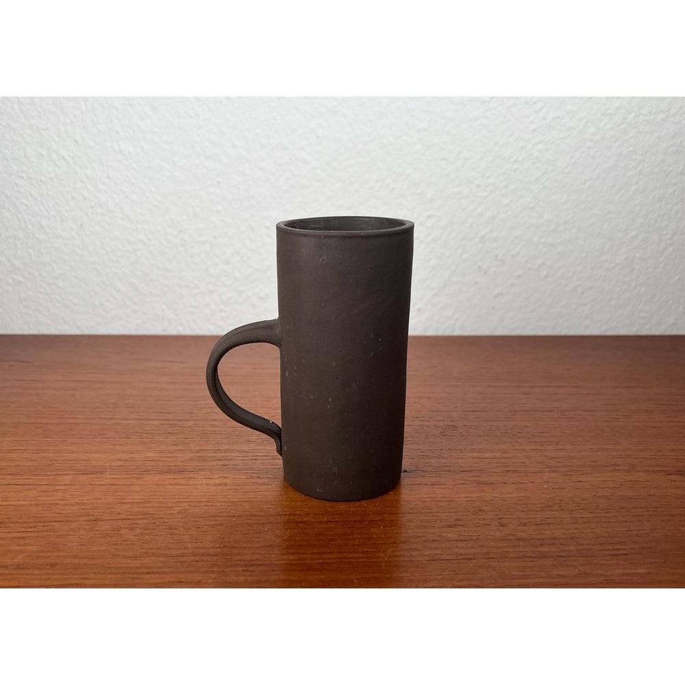 Jarrón minimalista de Studio Pottery alemán moderno de mediados de siglo de BKW, años 60 Moderno de mediados de siglo en venta