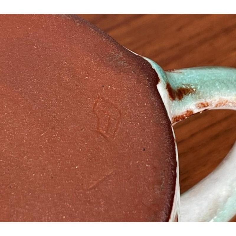 Taza de cerámica alemana de Studio Pottery de mediados de siglo, Monika Maetzel, años 60 en venta 5