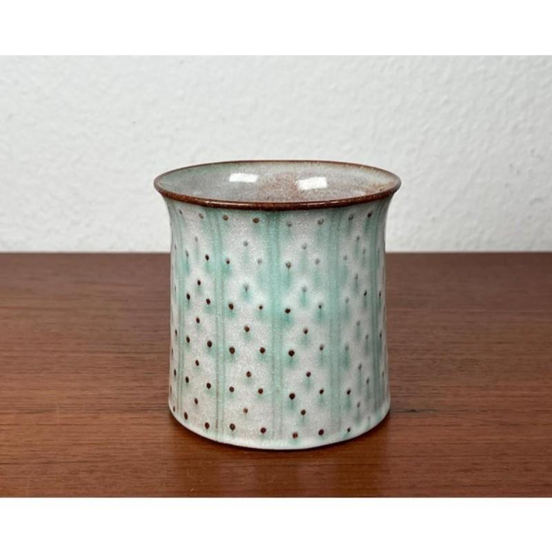 Taza de cerámica alemana de Studio Pottery de mediados de siglo, Monika Maetzel, años 60 Alemán en venta