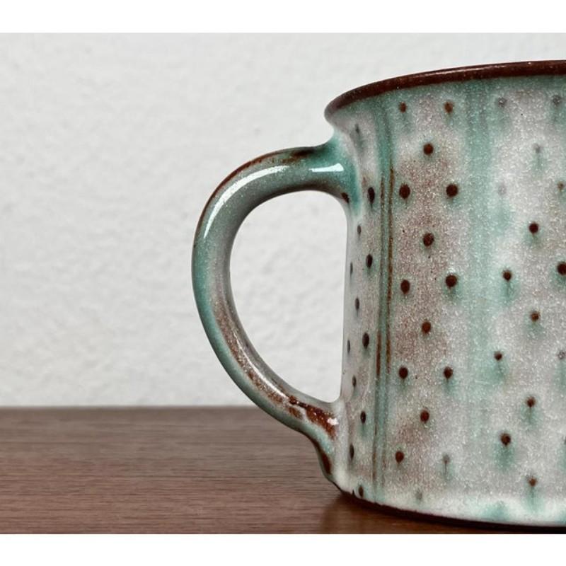 Taza de cerámica alemana de Studio Pottery de mediados de siglo, Monika Maetzel, años 60 en venta 2