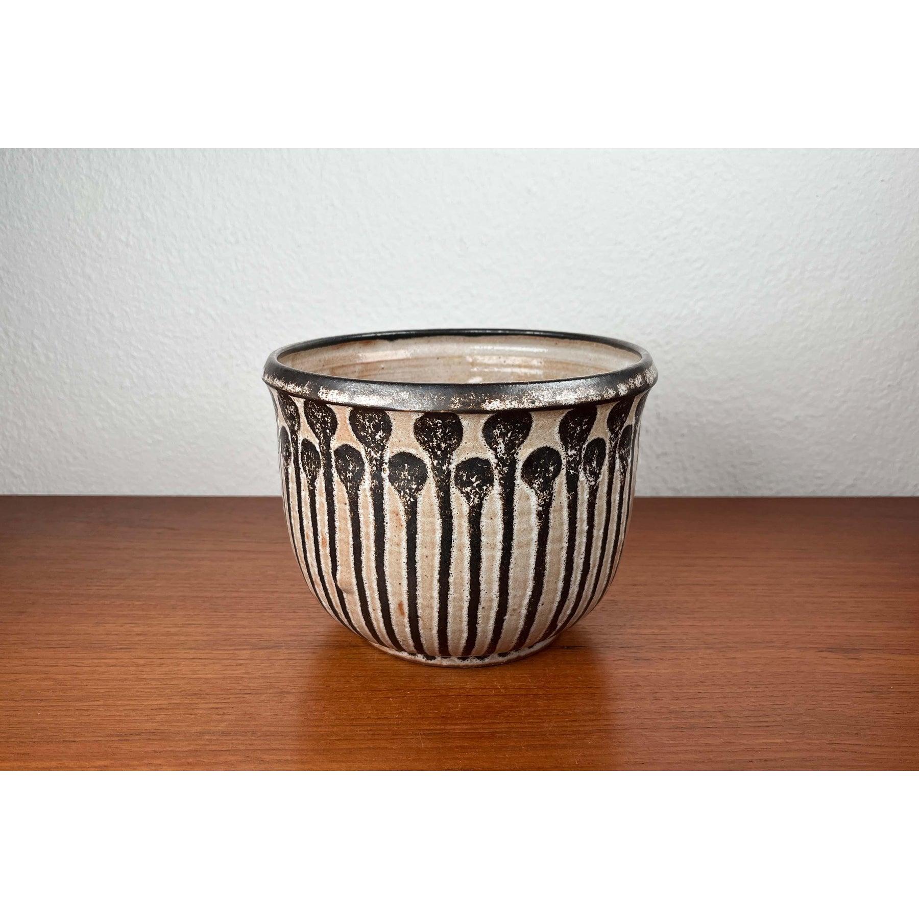 Jardinera moderna de mediados de siglo de la cerámica alemana Studio Pottery de Monika Maetzel, años 60 en venta 4