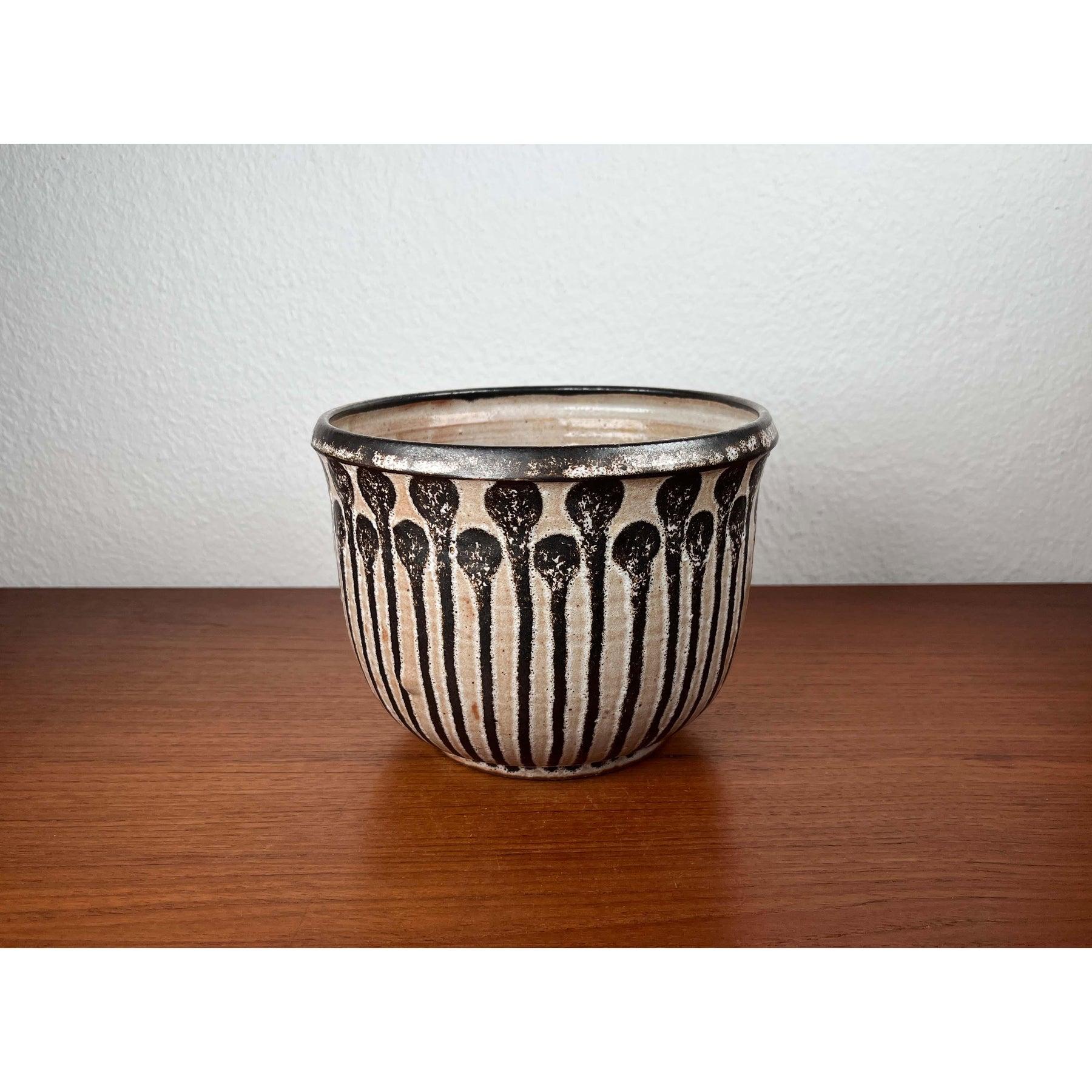 Jardinera moderna de mediados de siglo de la cerámica alemana Studio Pottery de Monika Maetzel, años 60 Moderno de mediados de siglo en venta