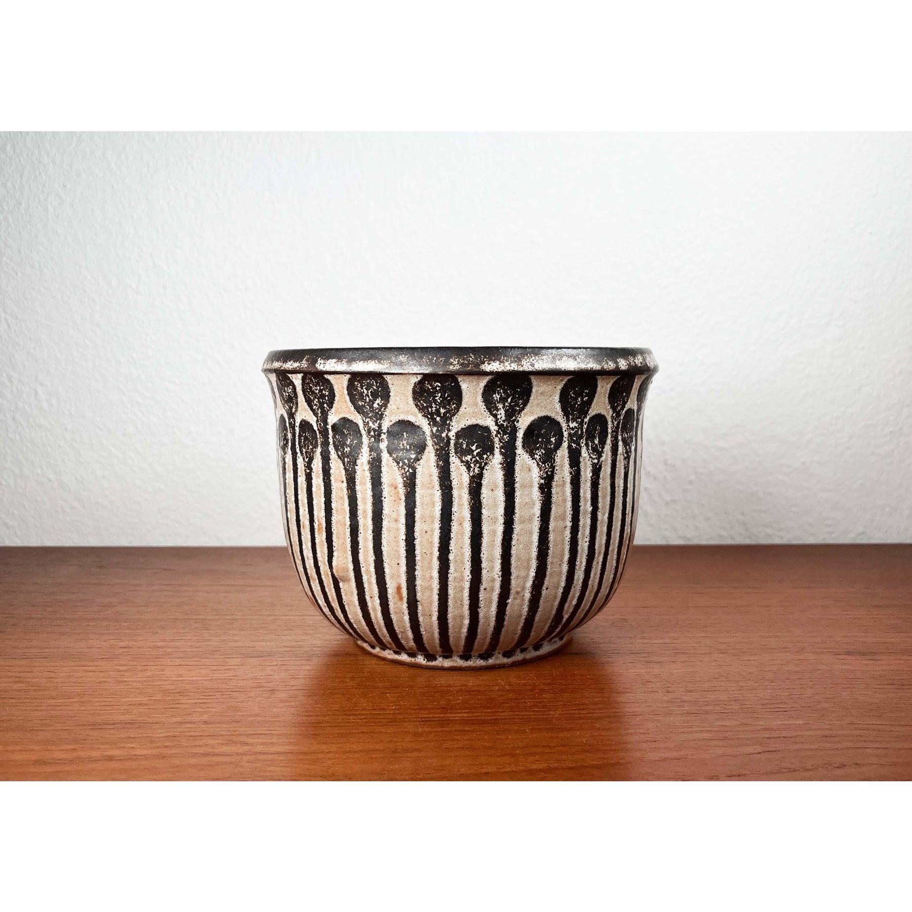 Jardinera moderna de mediados de siglo de la cerámica alemana Studio Pottery de Monika Maetzel, años 60 Cerámico en venta