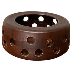 Calentador de té de cerámica alemana Studio Pottery de mediados de siglo, Otto Wichmann, años 60