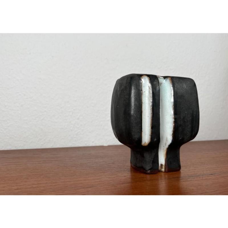 Vaso di Studio Pottery tedesco della metà del secolo scorso di Helmut Friedrich, anni '60 in vendita 3