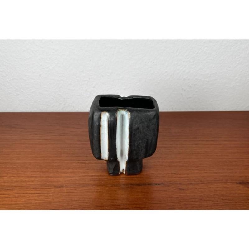 Vaso di Studio Pottery tedesco della metà del secolo scorso di Helmut Friedrich, anni '60 in vendita 7