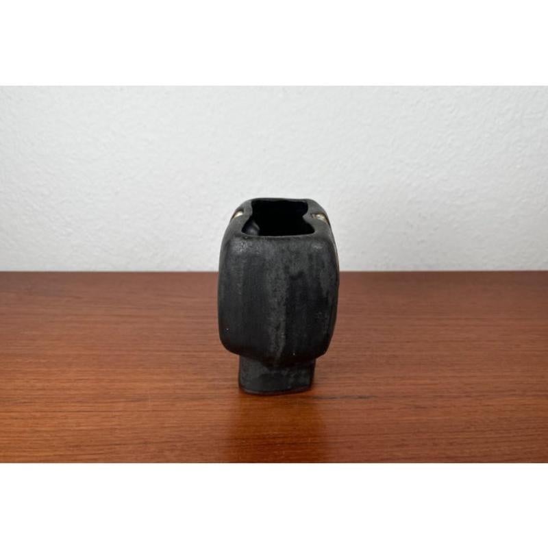 Ceramica Vaso di Studio Pottery tedesco della metà del secolo scorso di Helmut Friedrich, anni '60 in vendita