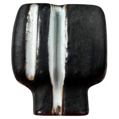 Vaso di Studio Pottery tedesco della metà del secolo scorso di Helmut Friedrich, anni '60