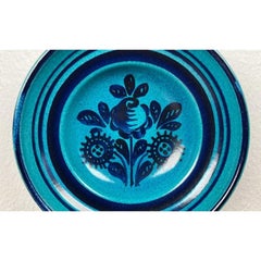 Piatto da parete in Studio Pottery tedesco della metà del secolo scorso di Wilhelm Kagel, anni '60