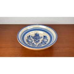 Placa de pared de Studio Pottery alemán moderno de mediados de siglo, por Wilhelm Kagel, años 60