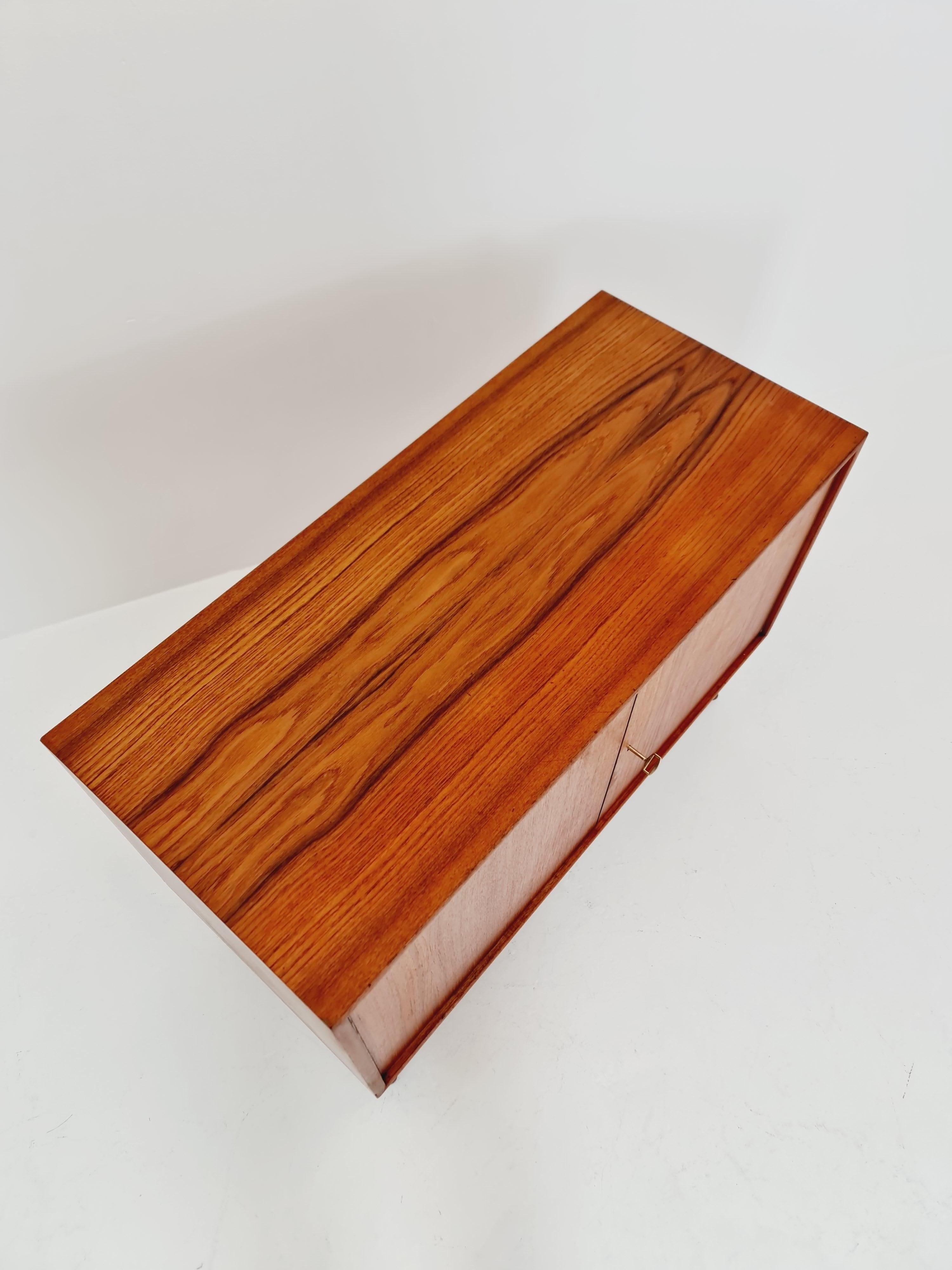 Credenza tedesca in teak del Mid Century Modern by Telkamphaus Möbel 1960s In condizioni buone in vendita a Gaggenau, DE