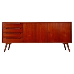 Mid century Modern German teak  sideboard by WK möbel, 1960s