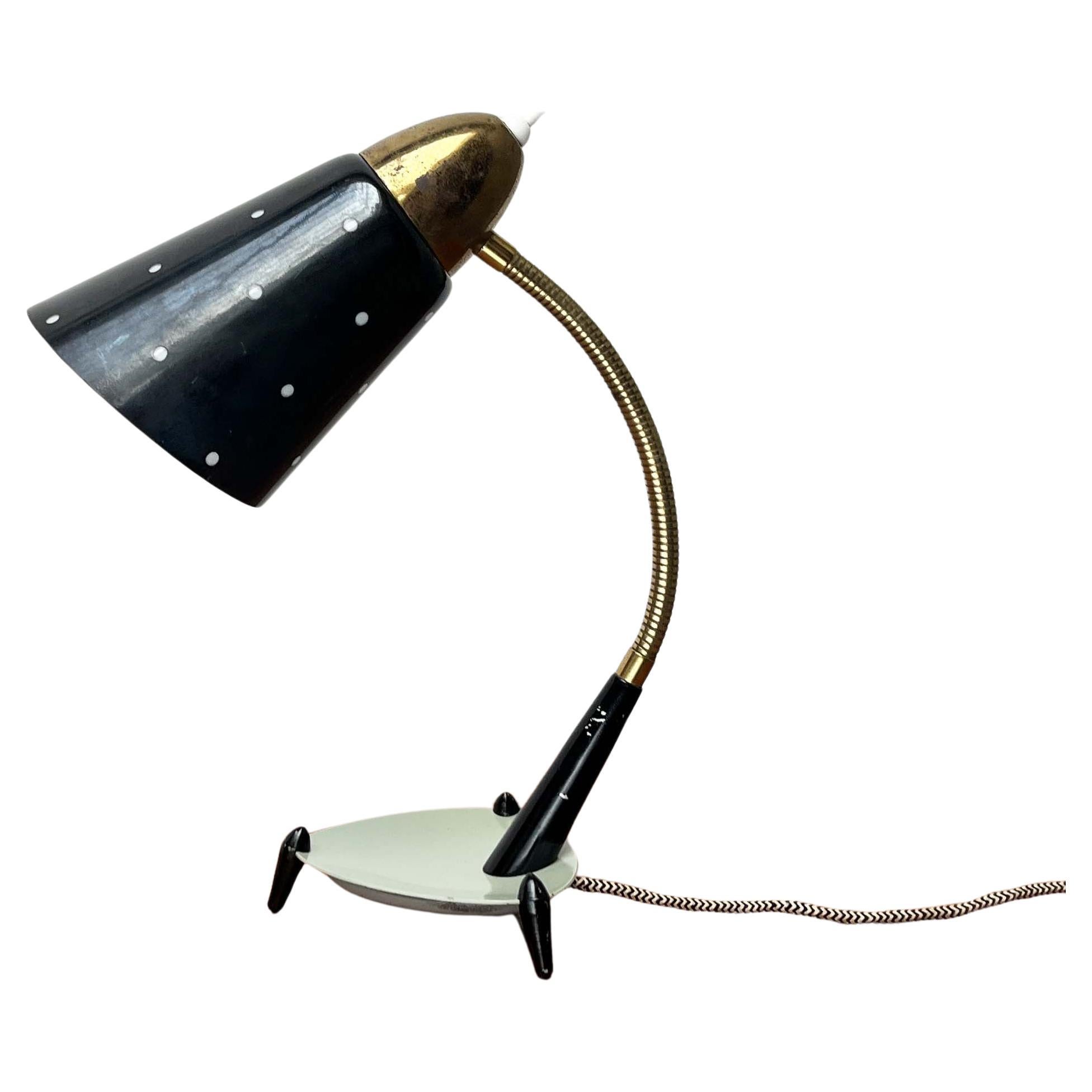 Mid-Century Modern German Tripod Table Lamp, 1950s For Sale