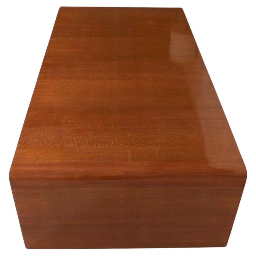 Deutscher Wasserfall-Couchtisch aus Teakholz, Mid-Century Modern (Postmoderne)