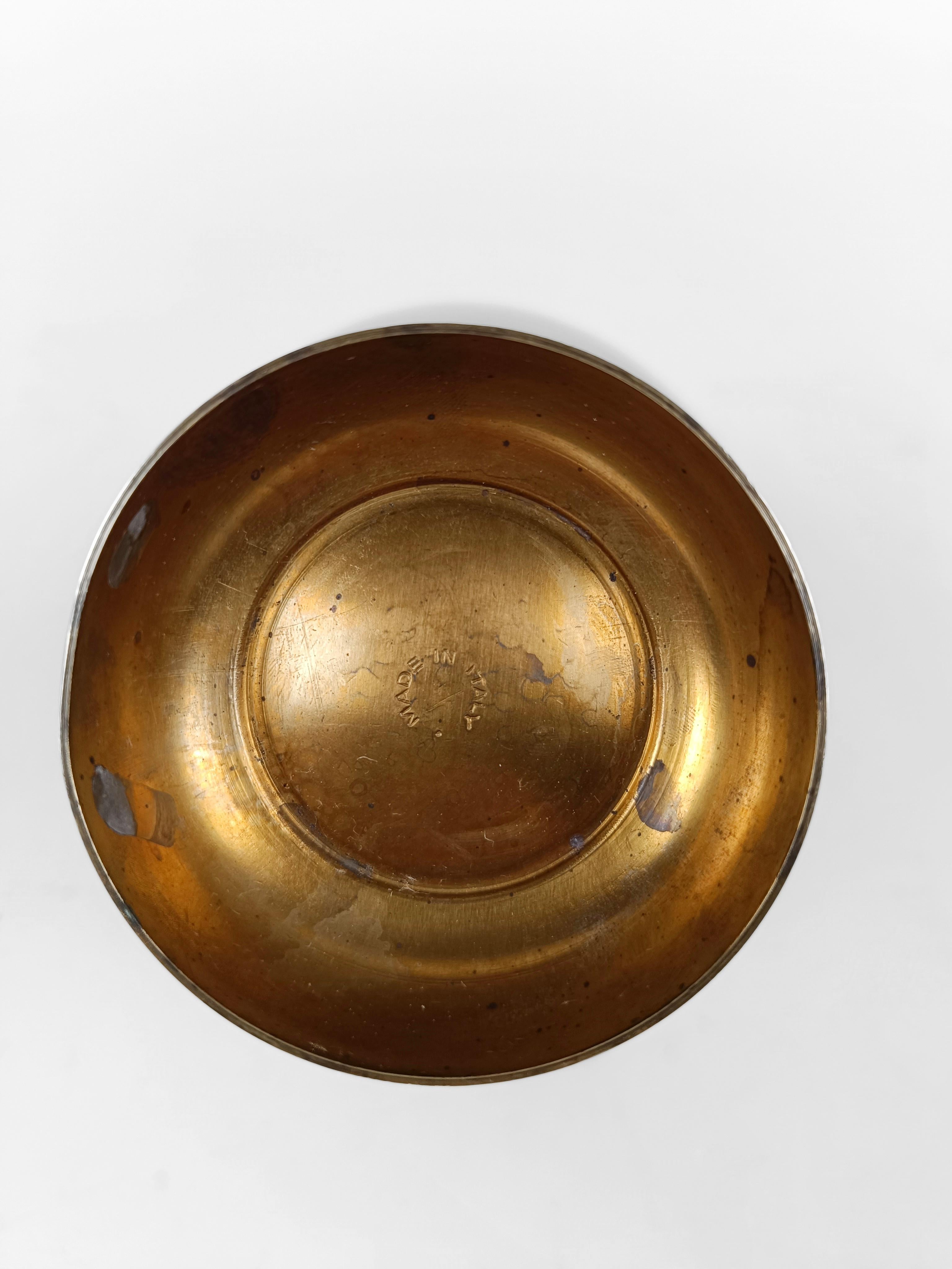 Mid Century Modern gilded ice bucket with tong, Italy 1950s For Sale 8