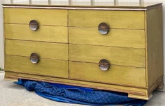 Mid-Century Modern Gilt Lacquered Credenza / Chest Attributed to James Mont