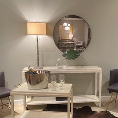 Mid-Century Modern Gilt Mirror, Clear