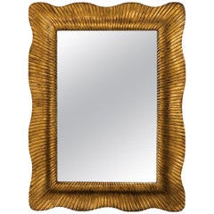 Mid-Century Modern Giltwood Mirror