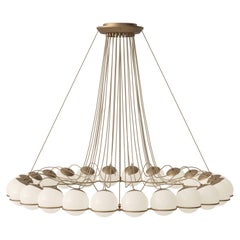 Mid-Century Modern Gino Sarfatti Lamp Model 2109/24/14 Champagne Structure