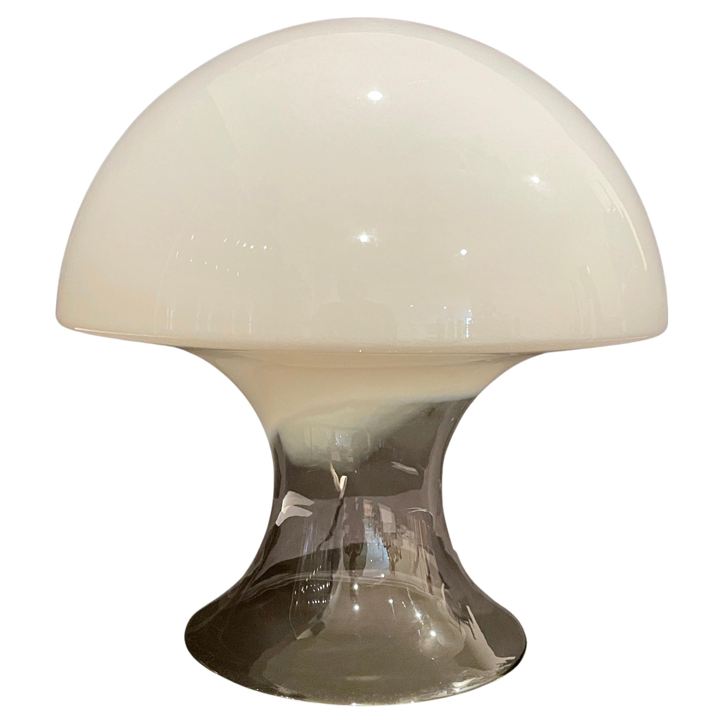 Mid-Century Modern Gino Vistosi Murano Glass Mushroom Table Lamp