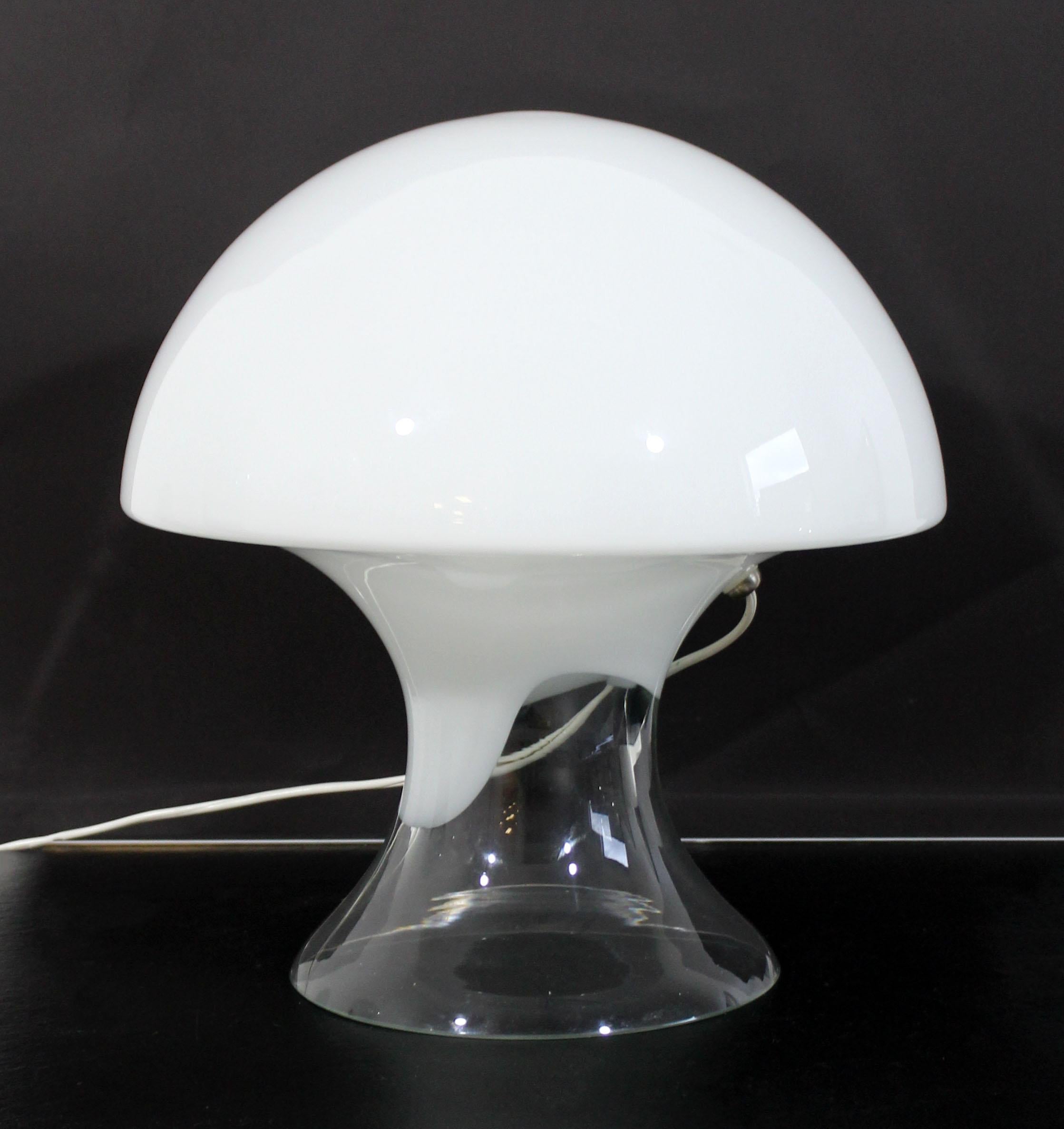 mid century mushroom lamp