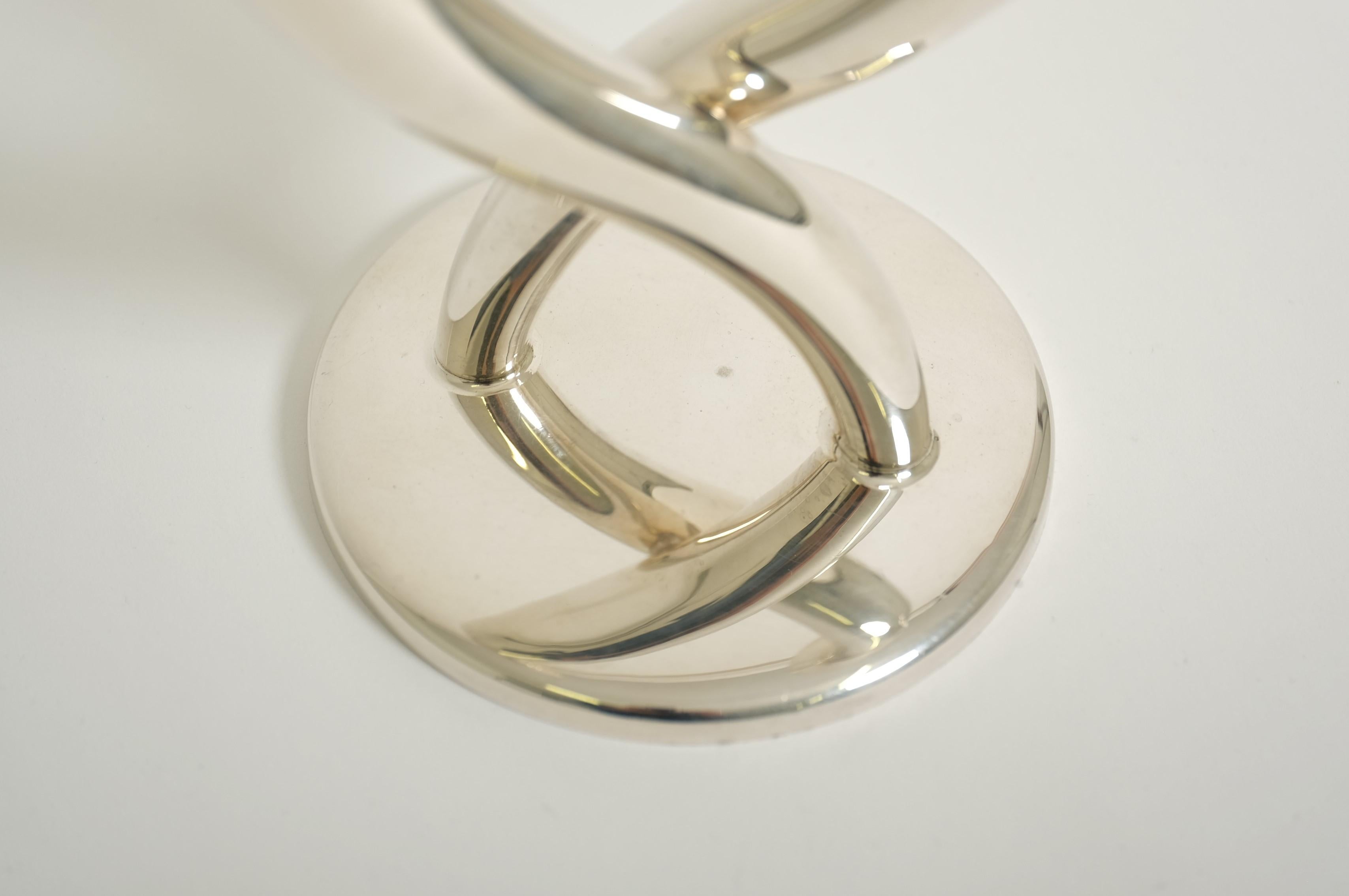 Candelero Gio Ponti de Christofle Silver Plate, Francia Años 70 en venta 10