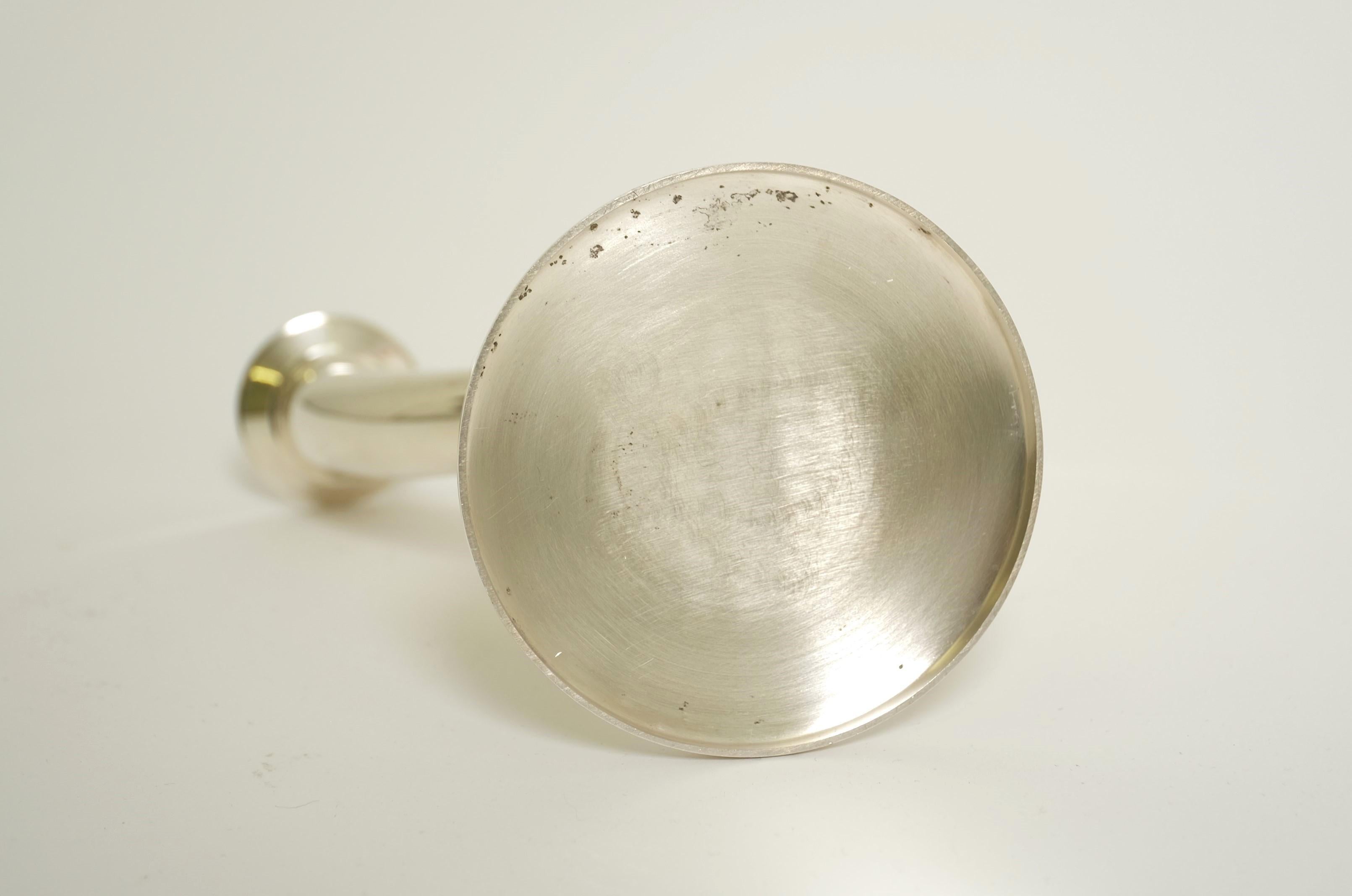 Candelero Gio Ponti de Christofle Silver Plate, Francia Años 70 en venta 12