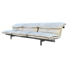 Mid-Century Modern Giovanni Offredi for Saporiti "Wave" Three Seater Sofa