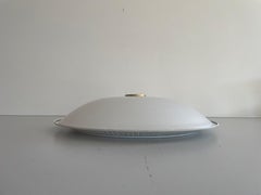 Lampada da incasso in vetro e ottone di Hillebrand, 1960, Germania