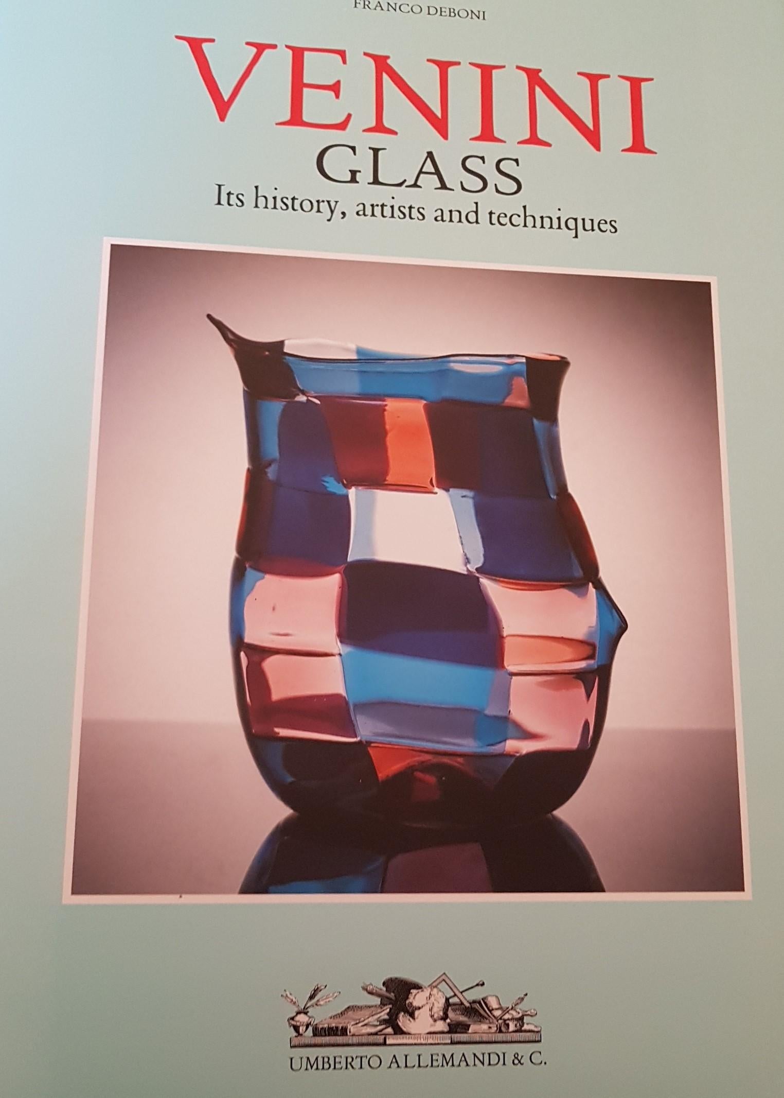 Moderne Glasschale aus der Mitte des Jahrhunderts von Venini, Italien im Zustand „Gut“ im Angebot in London, GB