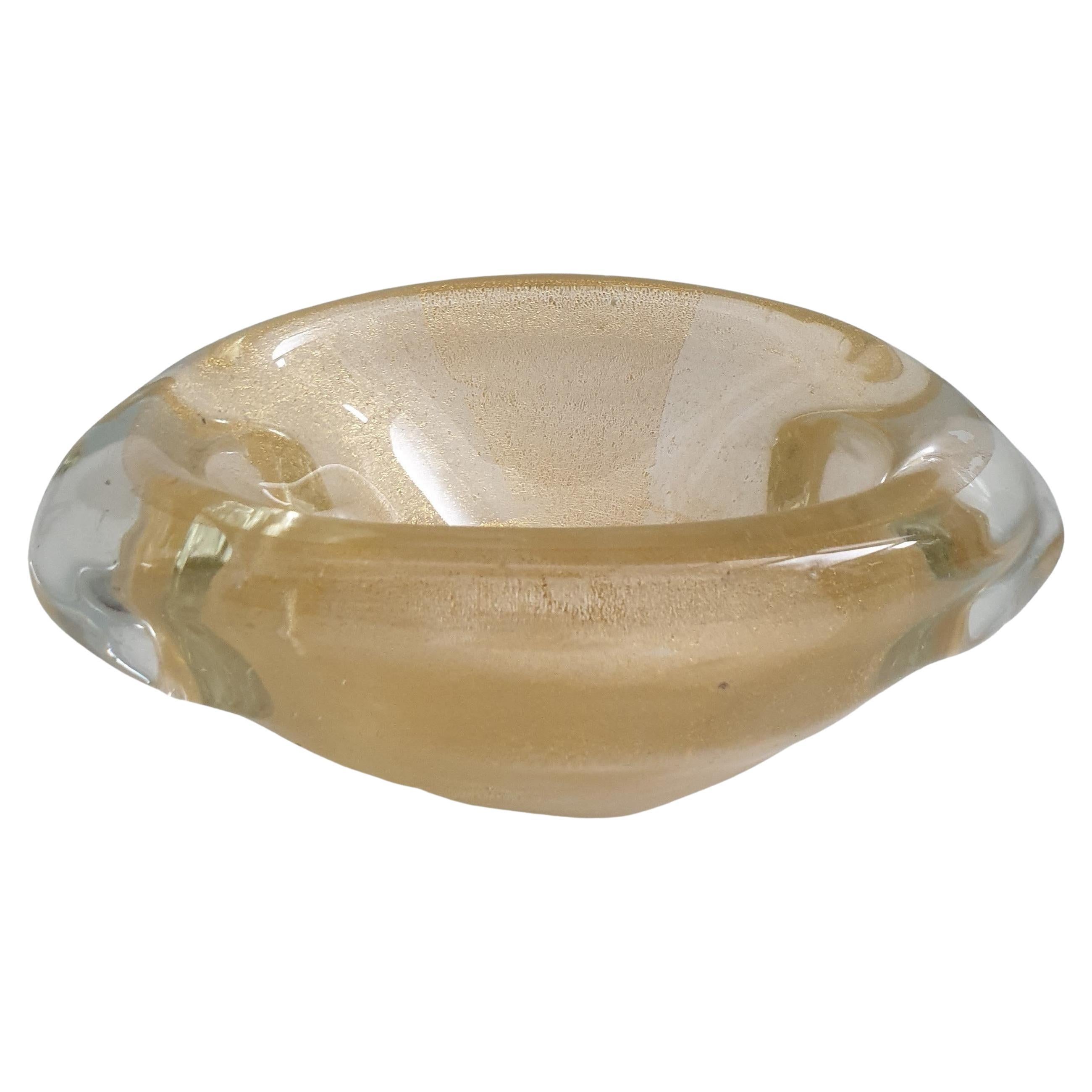 Mid-Century Modern Glass Bowl by Venini, Italy