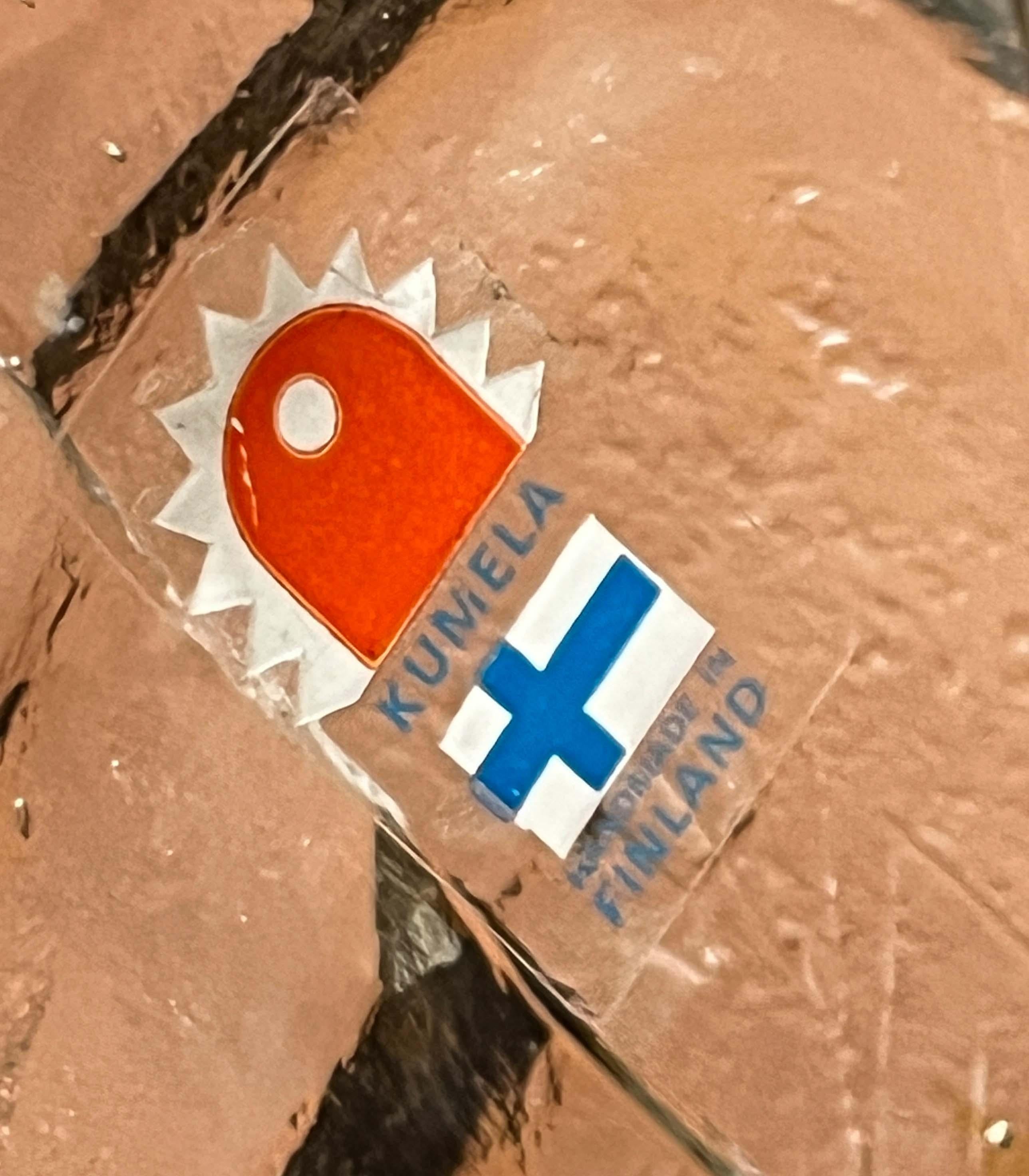 Moderne Glasschale mit Taubenmotiv Pertti Santalahti Kumela 1960er Jahre im Angebot 10