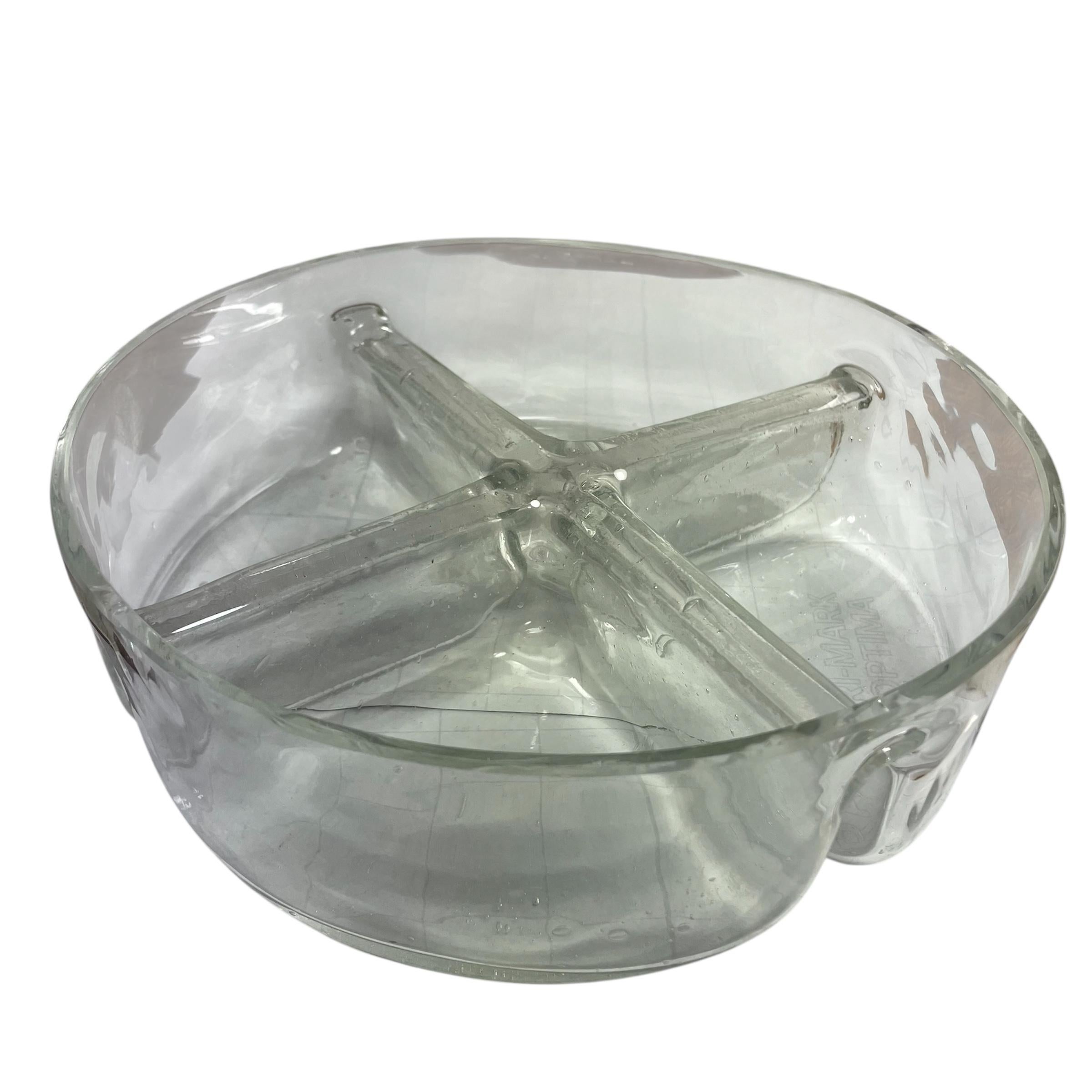 Mid-Century Modern Mid Century Modern Glass Centerpiece by Argentine Designer Alberto Churba For Sale