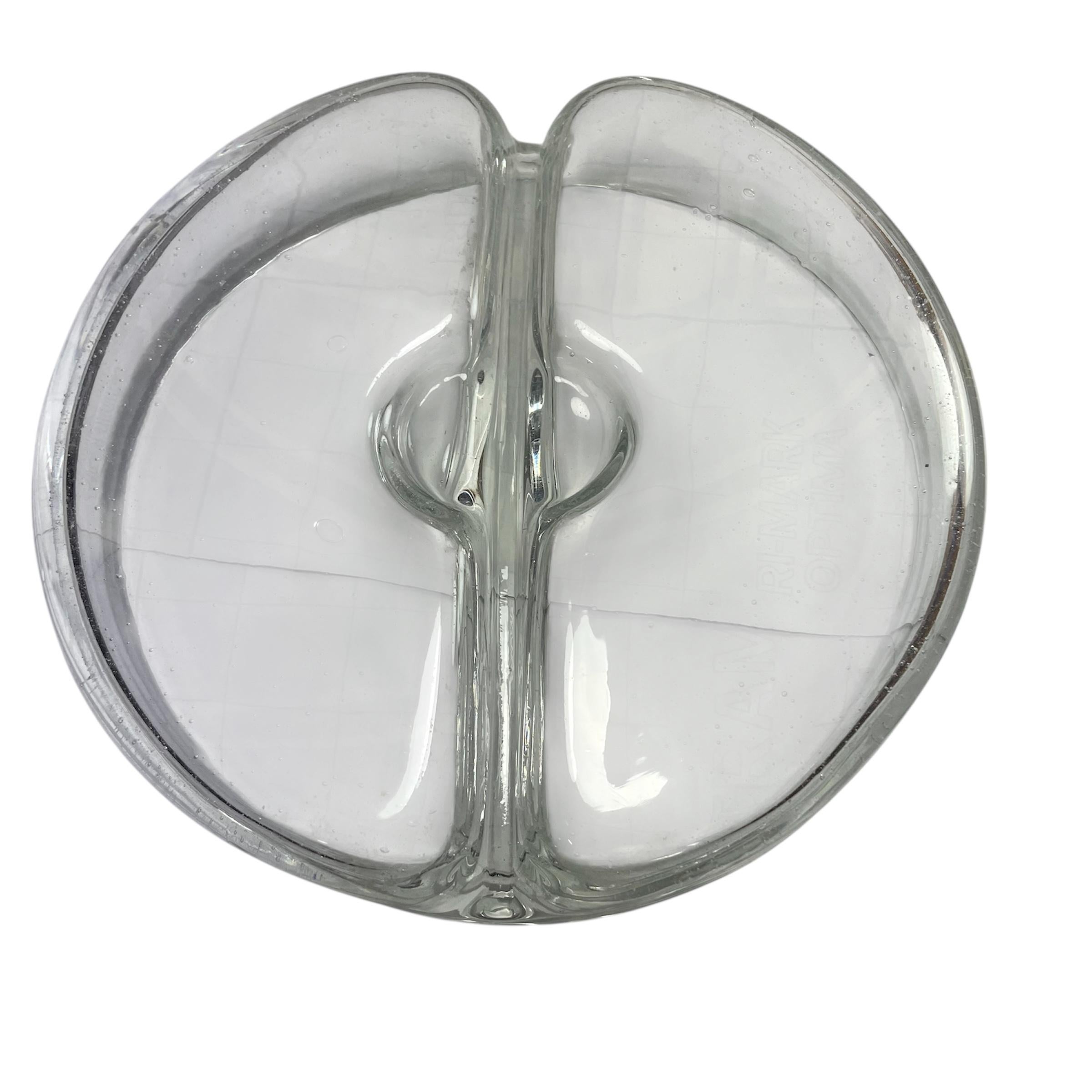 Mid-20th Century Mid Century Modern Glass Centerpiece by Argentine Designer Alberto Churba For Sale