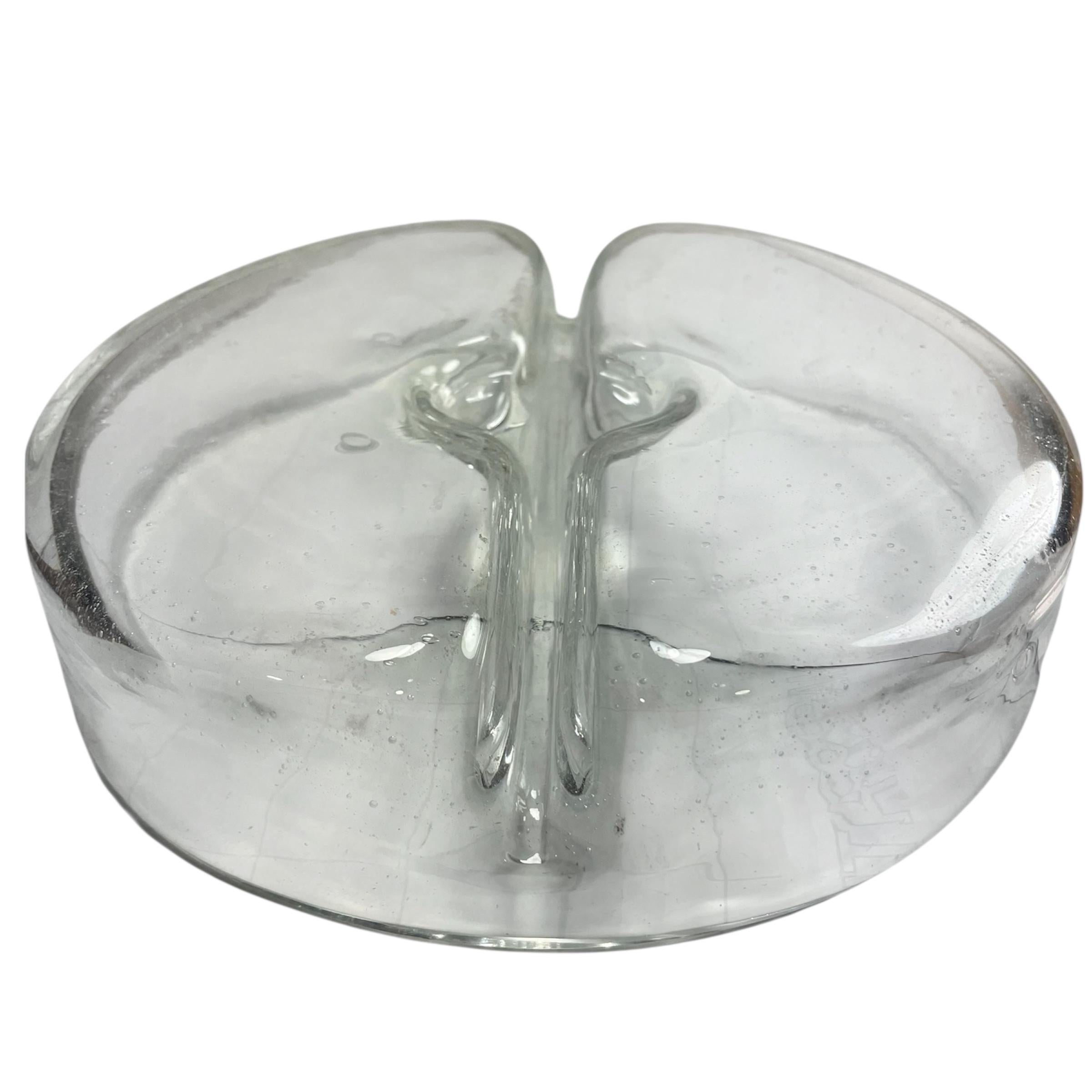 Mid Century Modern Glass Centerpiece by Argentine Designer Alberto Churba For Sale 1