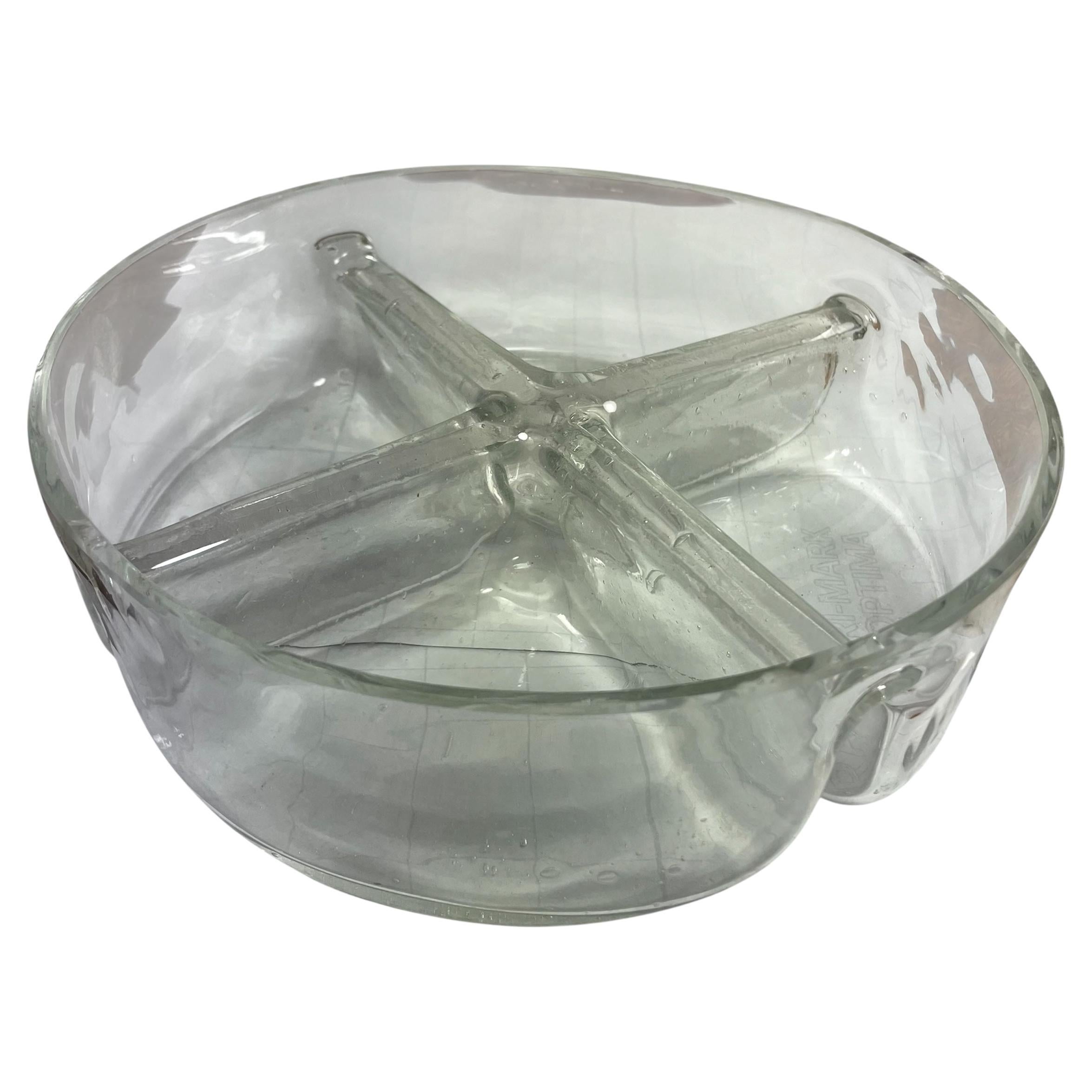 Mid Century Modern Glass Centerpiece by Argentine Designer Alberto Churba