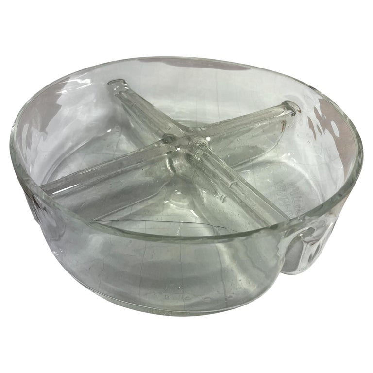 Salatschüssel aus Glas im Mid-Century-Modern-Stil des argentinischen Designers Alberto Churba, 1950er Jahre im Angebot bei 1stDibs Deutschland