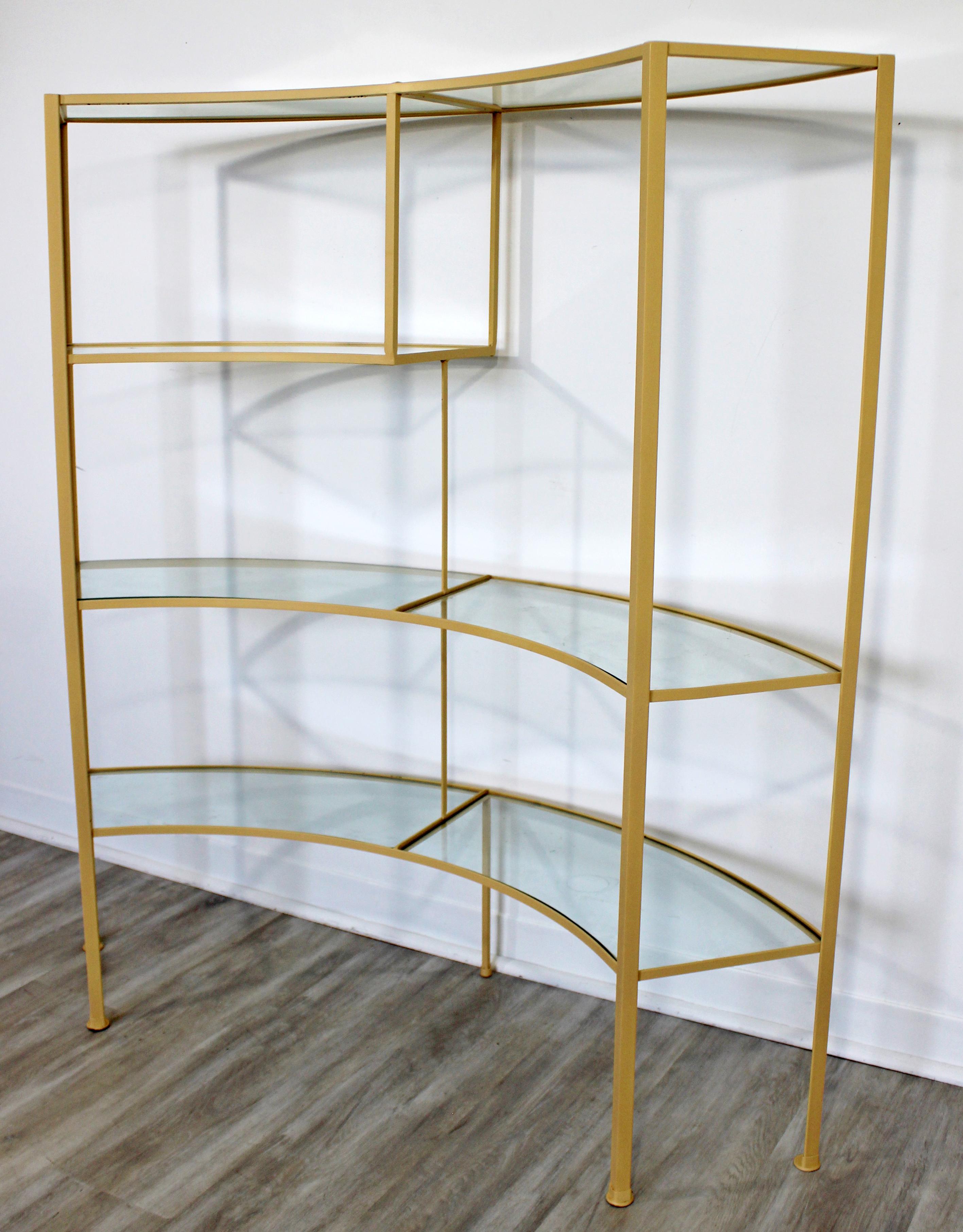 curved shelving unit