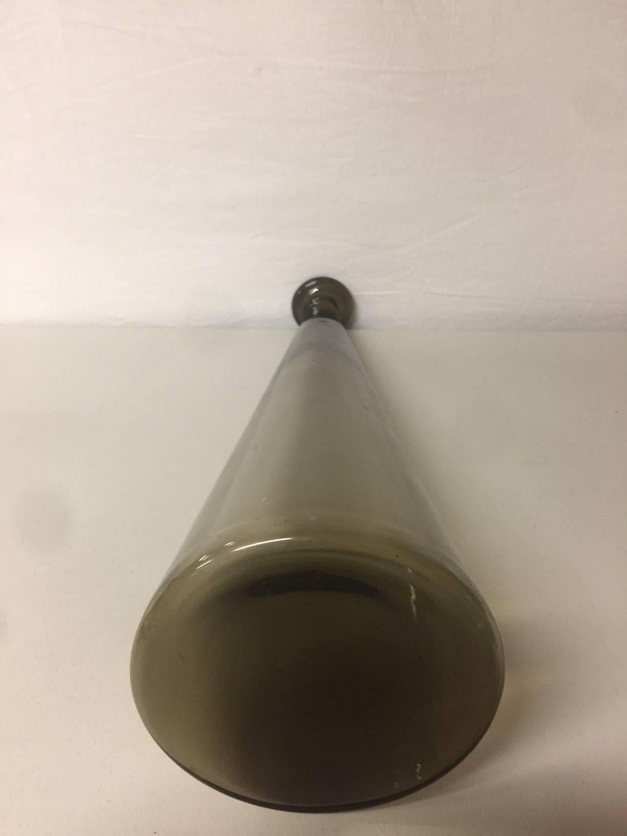 American Mid-Century Modern Glass Decanter by Winslow Anderson for Blenko Glass