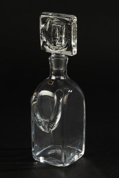 Mid Century Modern Glass Decanter - People - Eric Höglund for Body