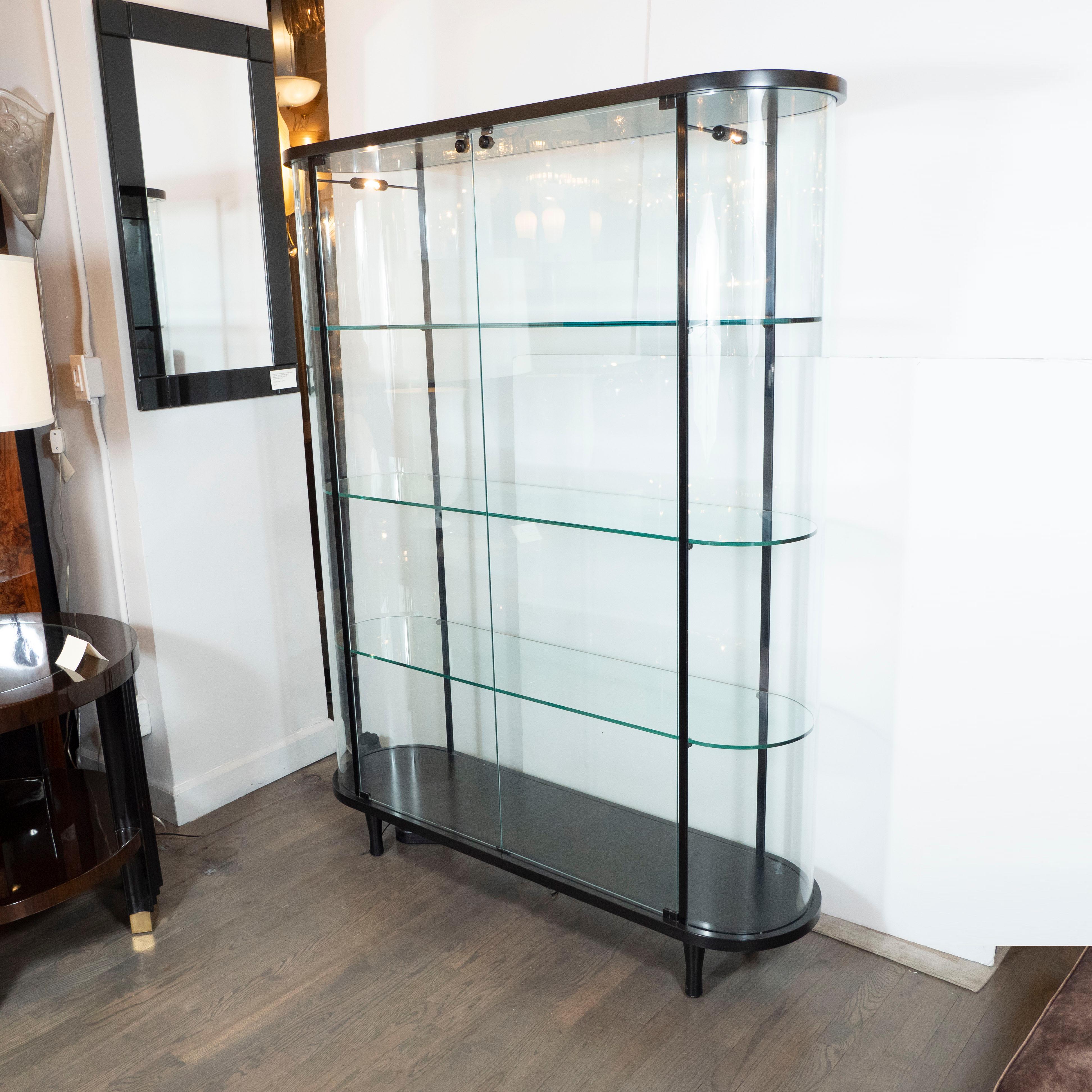 modern glass display