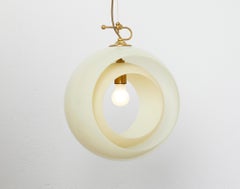 Mid-Century Modern Glass Pendant Lamp by Carlo Nason, Italy, 1960
