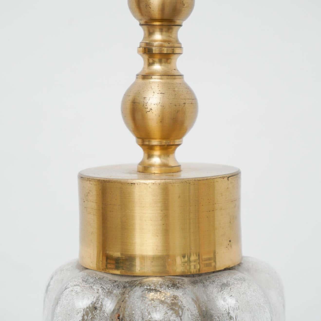 Lampada a sospensione in vetro della modernità di metà secolo, 1960 circa in vendita 2