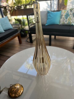 Mid Century Modern Glass Pendant Lamp